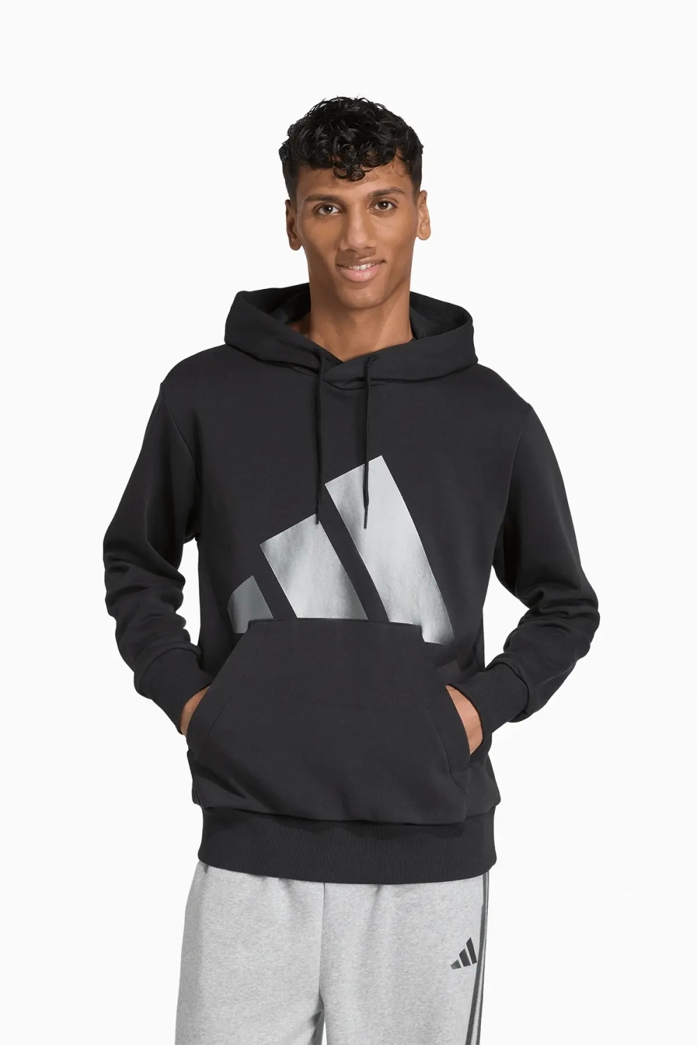 Кофта adidas Essentials Holiday 3-Stripes - черный