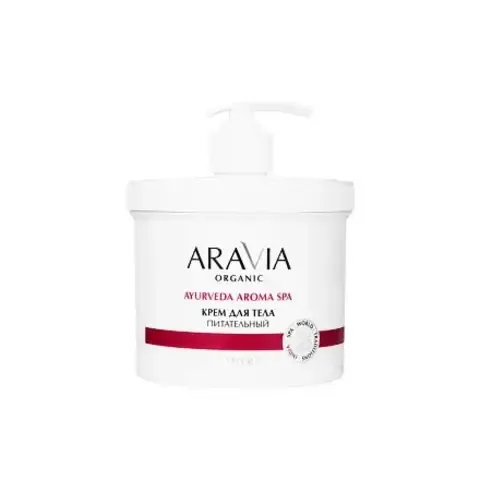 Крем для тела питательный с маслами сандала и сладкого миндаля, 550 мл ARAVIA Organic
