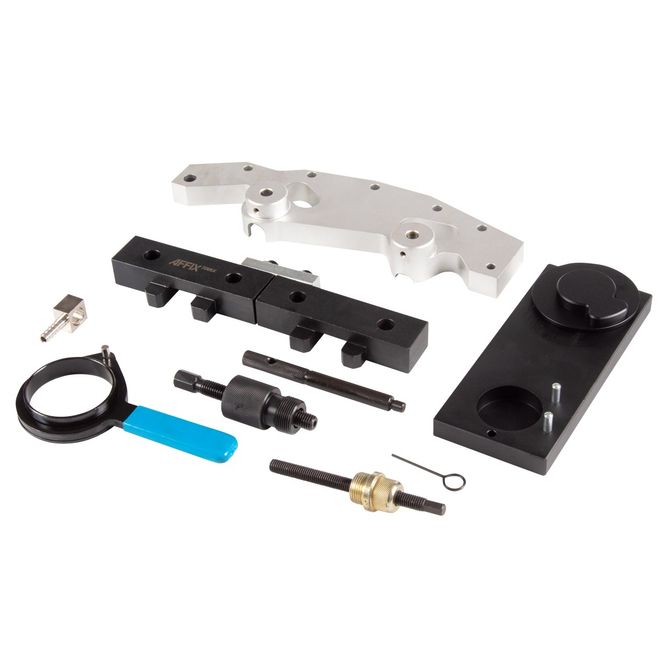 AFFIX (AF10321242C) Набор фиксаторов распредвала / коленвала, BMW M52TU/M54/M56, кейс, 9 предметов