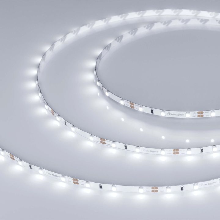 Светодиодная лента Arlight 4,8W/m 60LED/m 2835SMD холодный белый 5M 028612(2)
