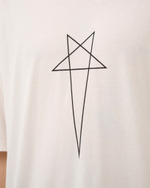 RICK OWENS DRKSHDW ФУТБОЛКА БЕЛАЯ LIDO JUMBO