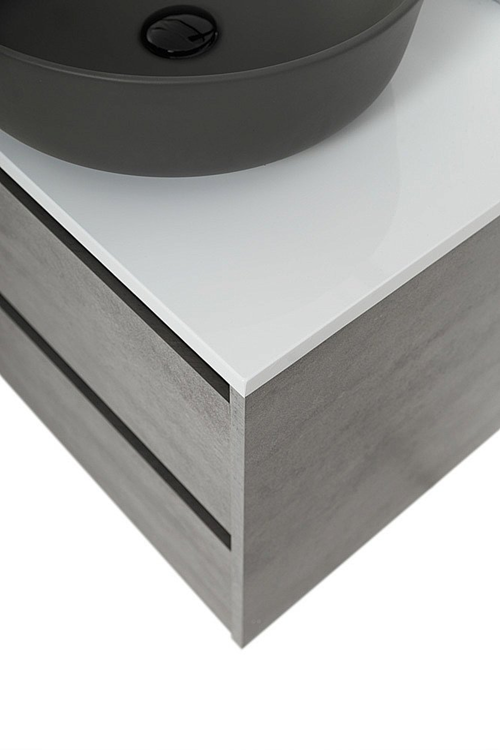 Тумба с раковиной и столешницей BelBagno KRAFT 70 Cemento Grigio