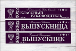 Именная лента выпускника №08