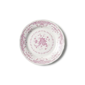 Тарелка мелкая Ø 20,7 см, цвет декора розовый