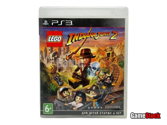 PS3 LEGO Indiana Jones 2: The Adventure Continues (Б/У, Английская версия, BLES-00763)