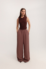 Брюки из плащевки