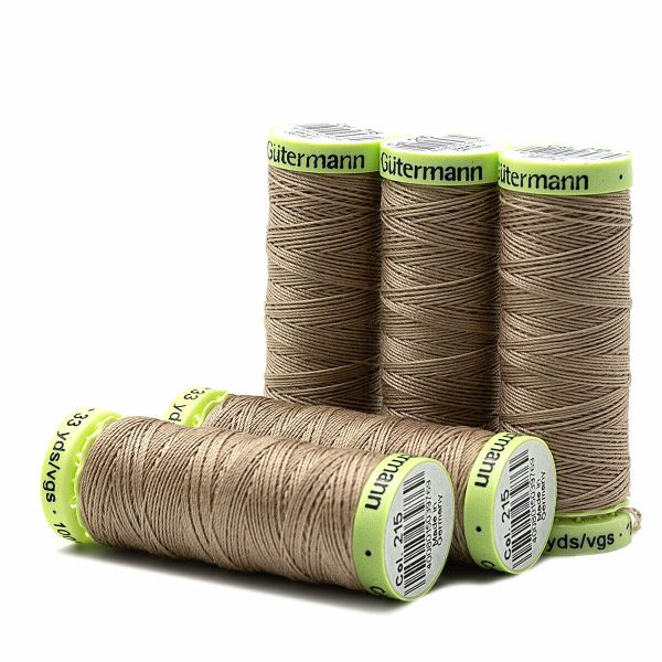 Нитки отделочные Gutermann Top Stitch 30 (30 метров), 5 кат. | 215 т.кремово-бежевый