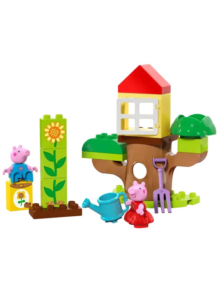 Конструктор Duplo 10431 Свинка Пеппа: сад и домик на дереве