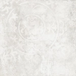 Керамогранит Alma Ceramica GFU6060TTM17R Totem 60x60 белый / серый светлый глазурованный матовый / противоскользящий под бетон / с орнаментом