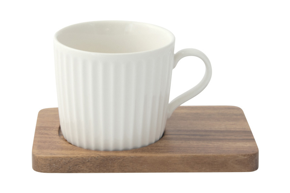 Набор чашек для кофе 4шт 110мл Easy Life Время отдыха серый