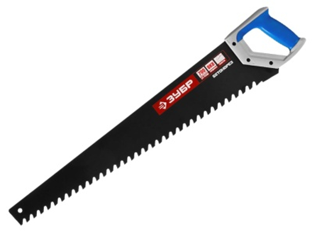 Ножовка по пенобетону 700мм ЗУБР Бетонорез шаг 20мм 34резца