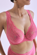 Бюстгальтер-бралетт Coachella с мягкими чашечками на косточках (Размер: 90B) (Цвет: розовый)