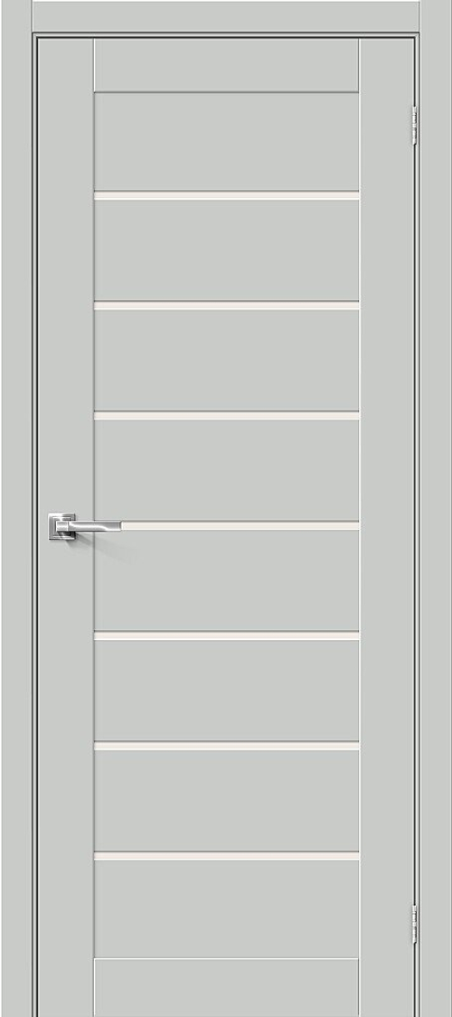 Межкомнатная дверь Браво-22 Grey Silk / Двери Браво