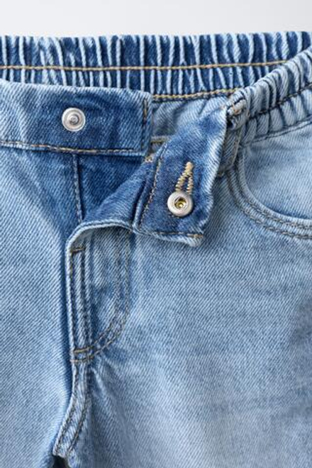 ZARA ДЖИНСЫ BAGGY, ВЫЦВЕТШИЙ СИНИЙ