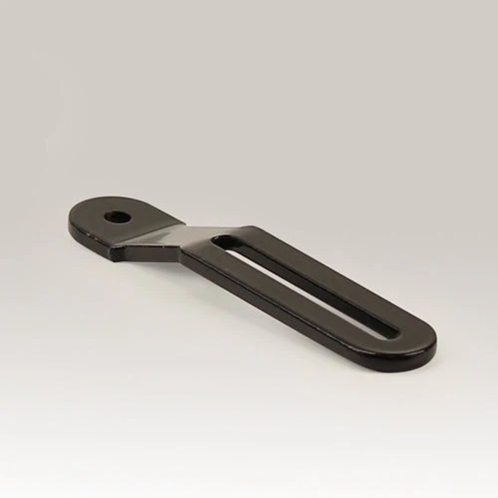 Пластина крепления ГШВ / глушителя 150мм, черная