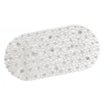 Коврик в ванную на присосках "Камушки" 69*36см прозрачный