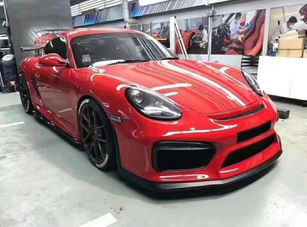 Обвес переделка в 981 GT4 для Porsche Cayman 987.2 2009-2013 Порше