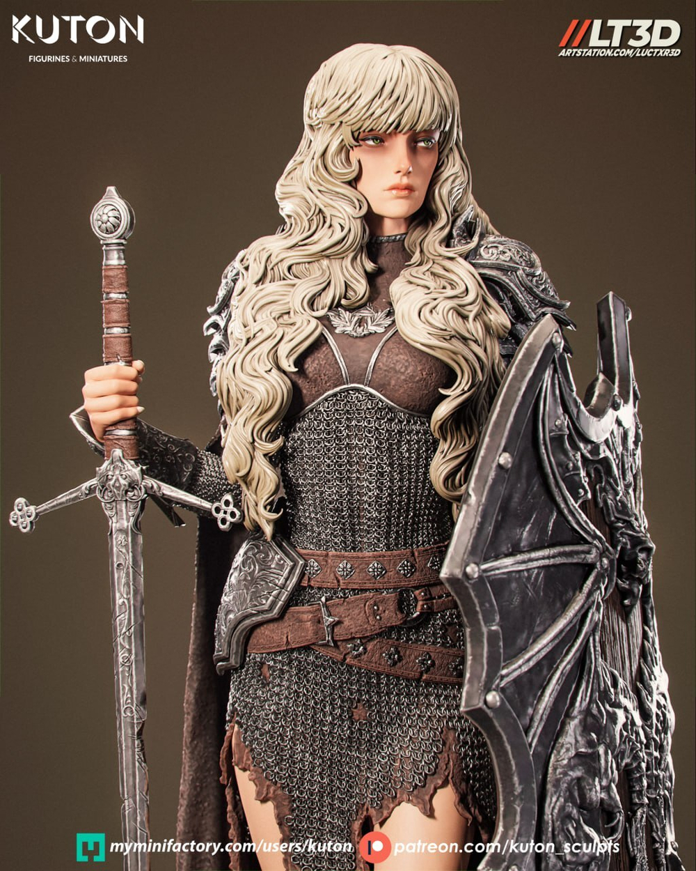 Воительница Фигурка