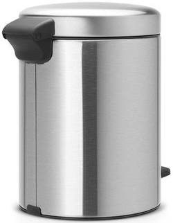 Ведро Brabantia NewIcon 3л стальное матовое сзади