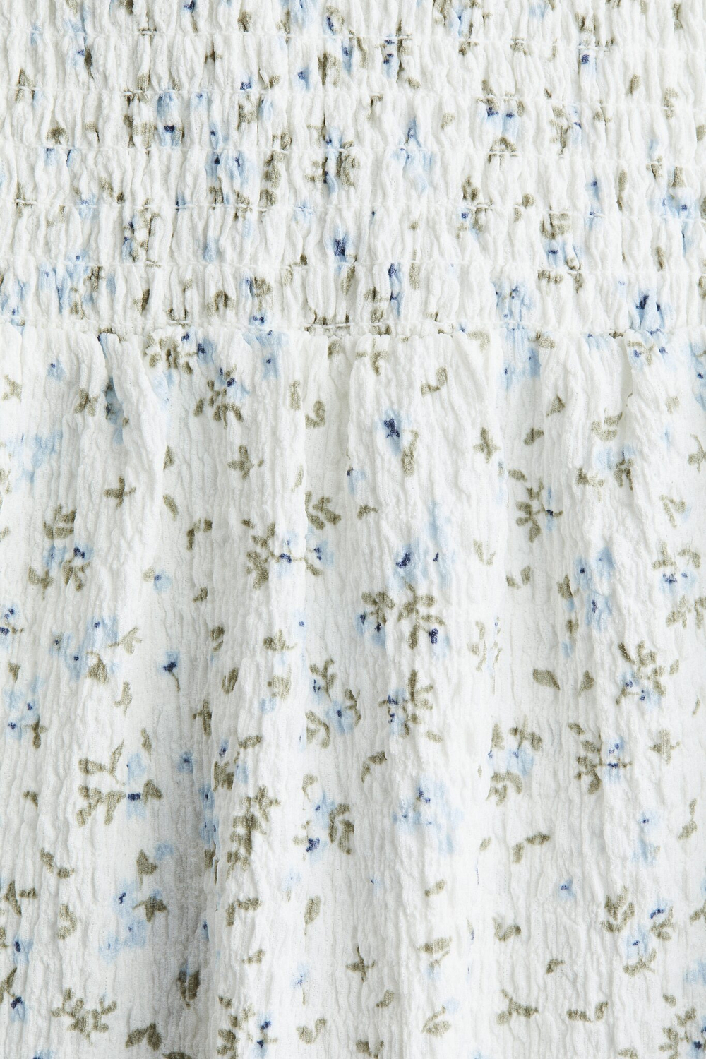 H&M Платье плиссированное, белый