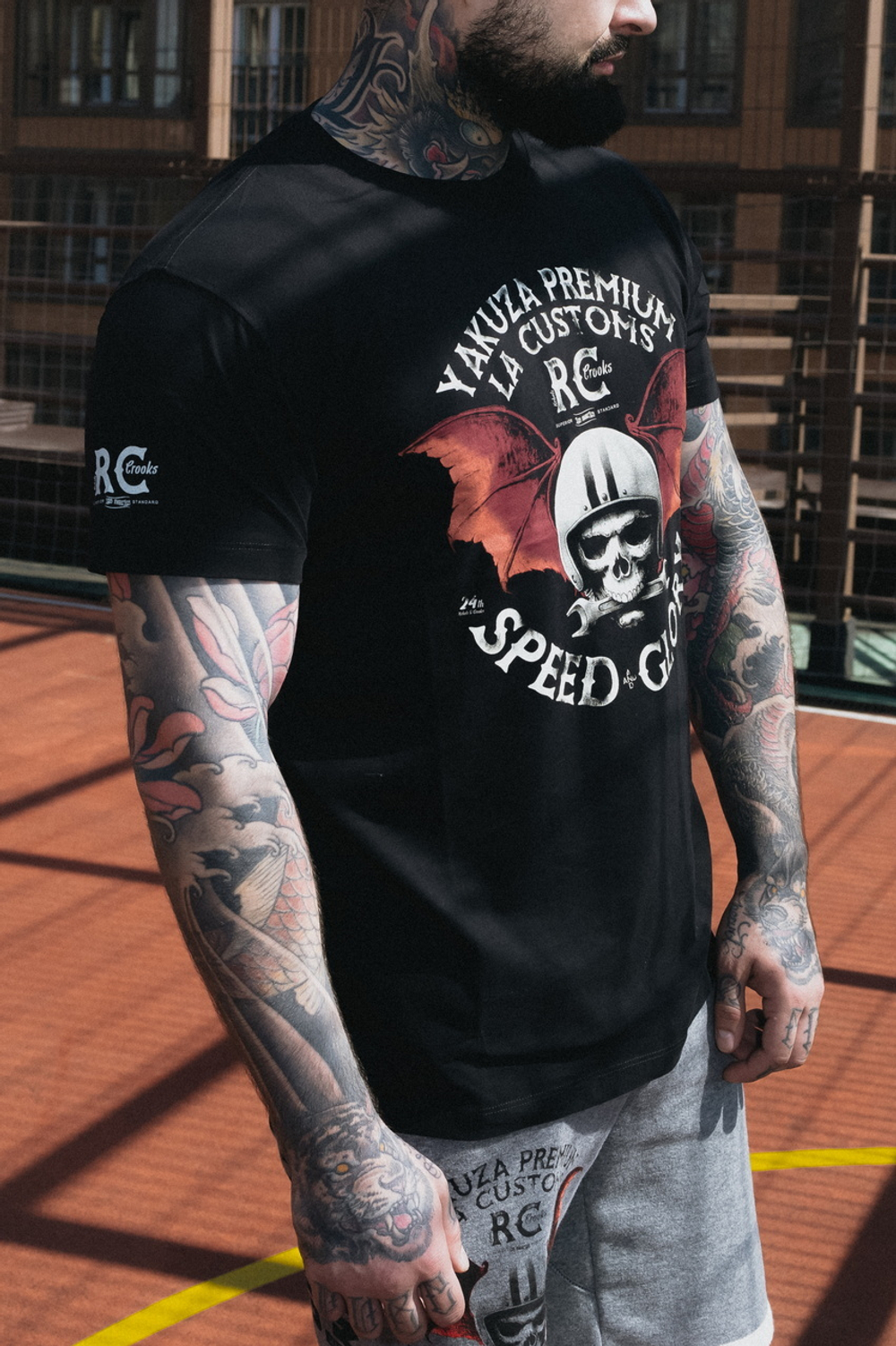 Футболка черная Yakuza Premium 3612-1