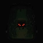 Ранец BRAUBERG PREMIUM, 2 отделения, с брелоком, "Digital spider", LED-ЛАМПОЧКИ, 38х29х16 см, 273101