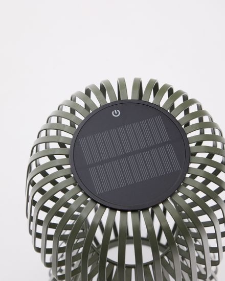 Настольная лампа Reiba металл зеленого цвета на солнечной батарее