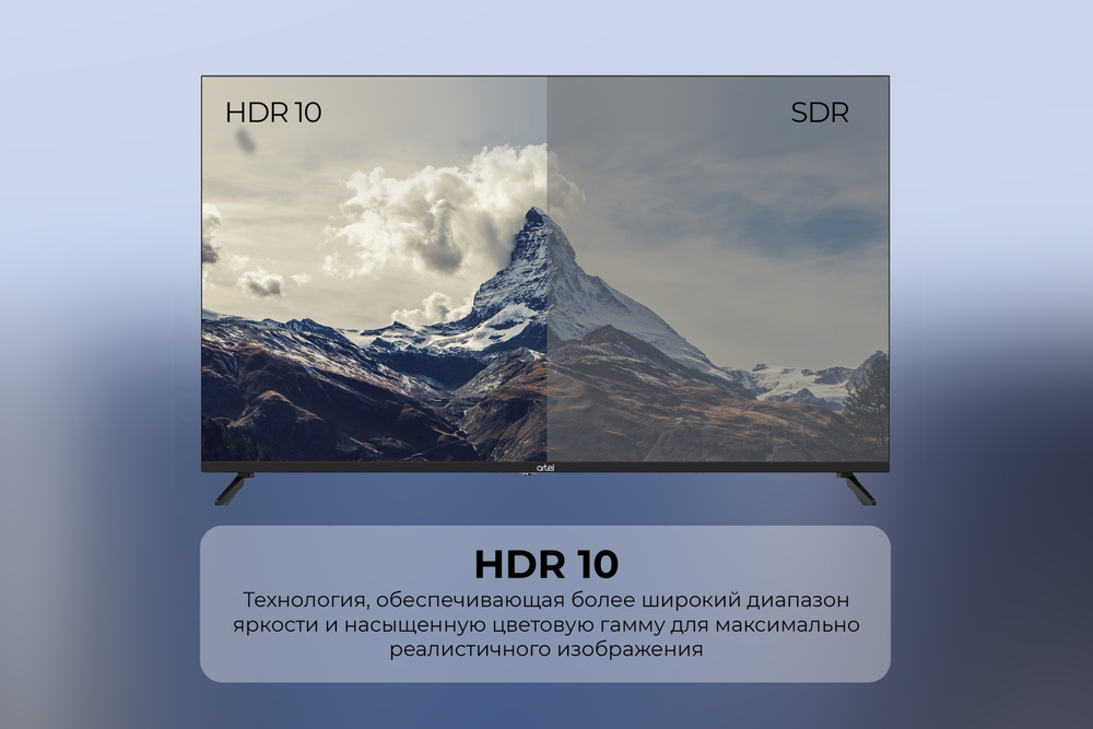 Телевизор Artel ART A55MQA800 140 см черный