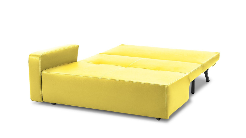 Диван Лорма Galaxy Yellow 197*100*86 см, Желтый Экокожа Аккордеон Фиеста