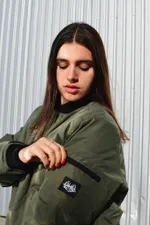 Купить Бомбер Hook Лого Утеплитель 150 мембрана Олива Бомбер Hook Лого Утеплитель 150 мембрана Олива