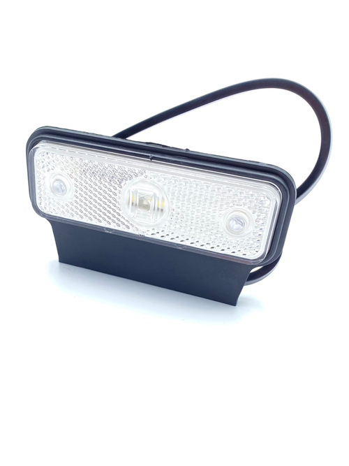 Фонарь габаритный светодиодный Fristom FT-004 B+К LED с кронштейном белый, (1 шт.)