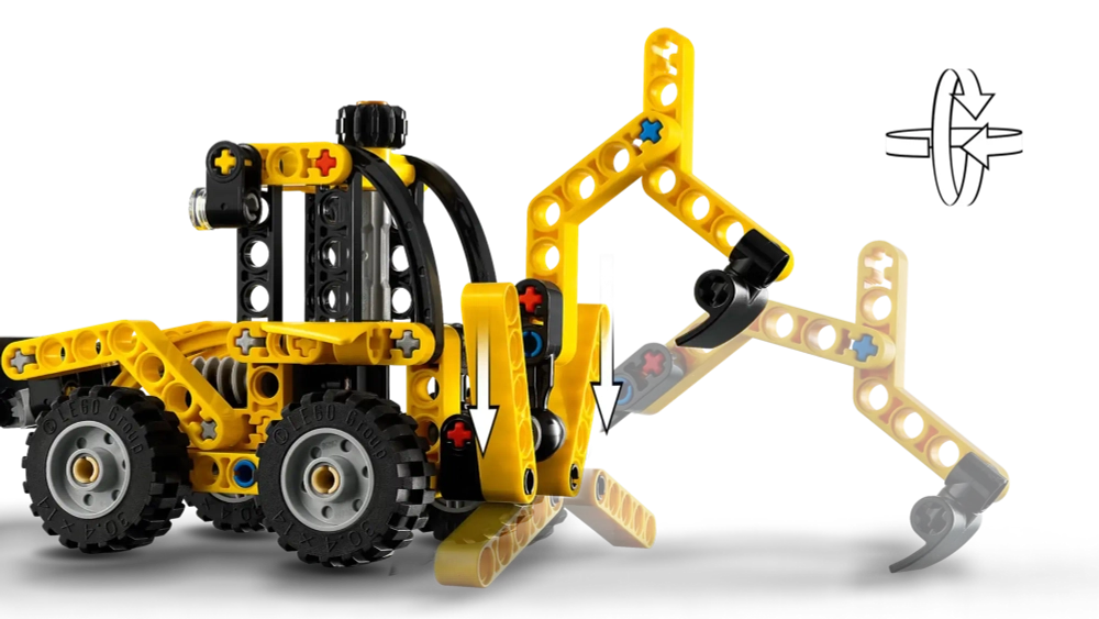 Конструктор LEGO Technic 42197 Экскаватор-погрузчик