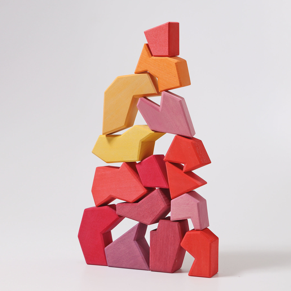 Деревянный конструктор "Темперамент", поддон, 61 деталь