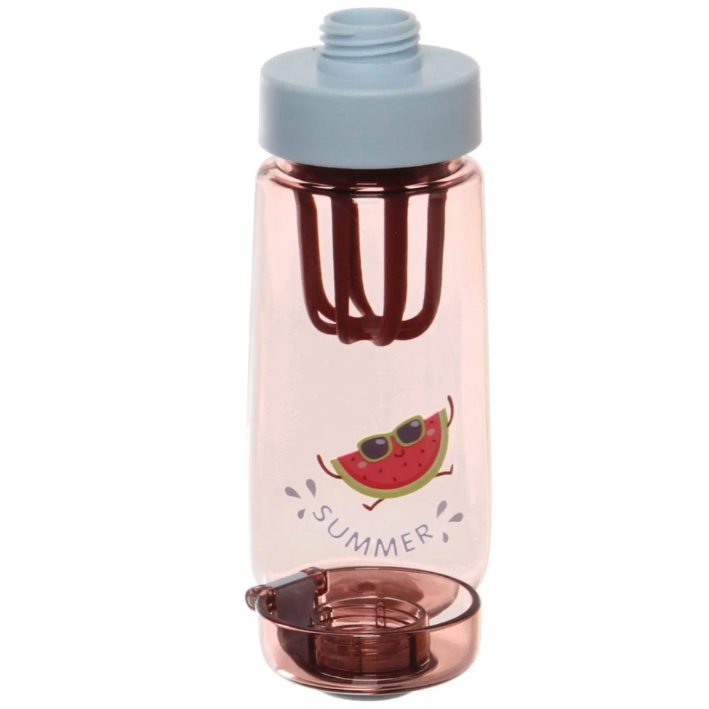 Бутылка питьевая пластиковая 430мл «Фрукты Лето»