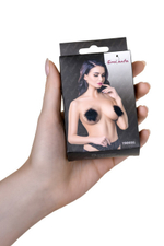 Пэстис Erolanta Lingerie Collection круглые с пухом, черные (Цвет: черный)