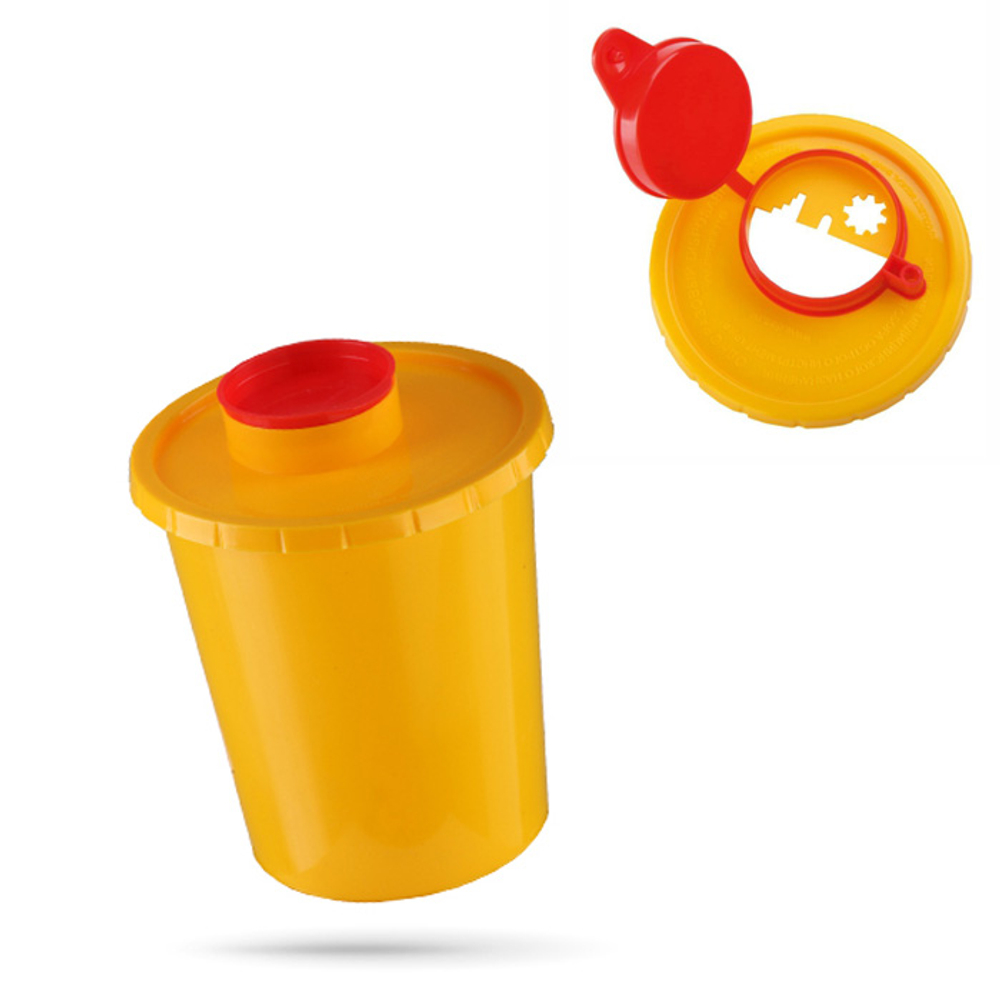 Контейнер д/сбора острого инструментария, 1,0л, кл. Б, стандарт, КМ-Проект (МК-01), шт.