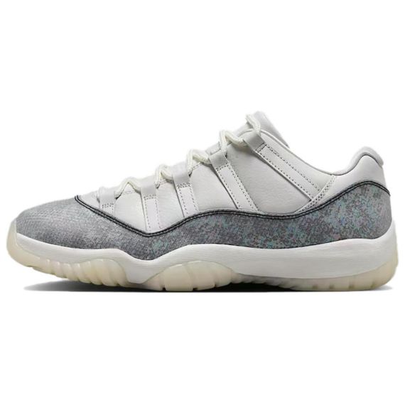 Jordan Air Jordan 11 Винтажные баскетбольные мячи Низки Белые Летающие Черные Мужские
