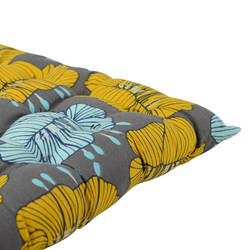 Подушка на стул 40х40 Tkano Prairie Цветы серая