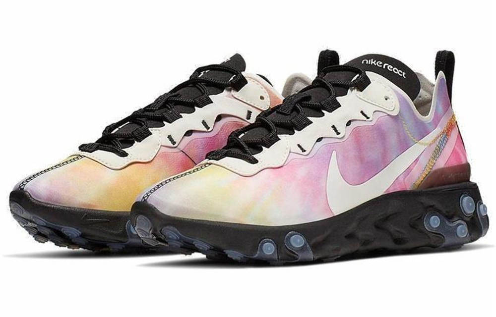 Кроссовки Nike React Element 55 Tie Dye (Женская размерная сетка)