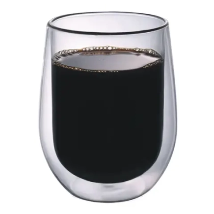 Набор кружек 2шт*300 мл, термостойкое стекло, двойные стенки P.L. 81223934