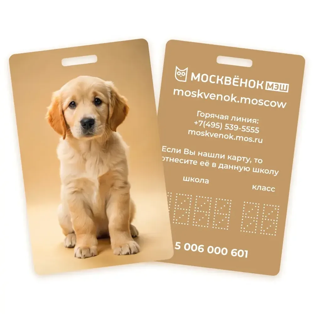 Карта Москвёнок DOGS №10 (проход + питание)