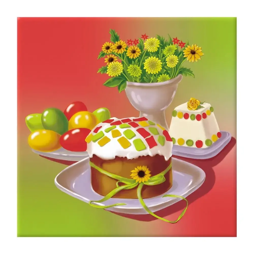 Подставка под горячее 14*14см «Пасха МТ18-14