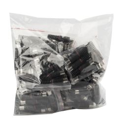 Разъем ЭРА штекер TV без пайки цвет чёрный упаковка 100 шт. | Разъёмы, переходники, ТВ делители