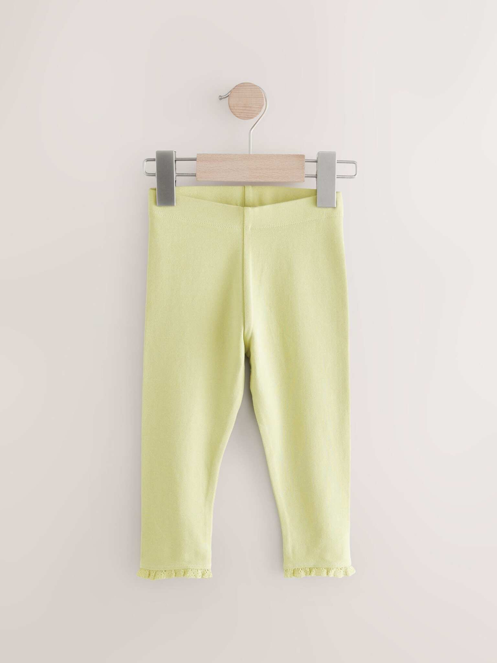 Легинсы с рюшами для девочки Next E51-648, Салатовый