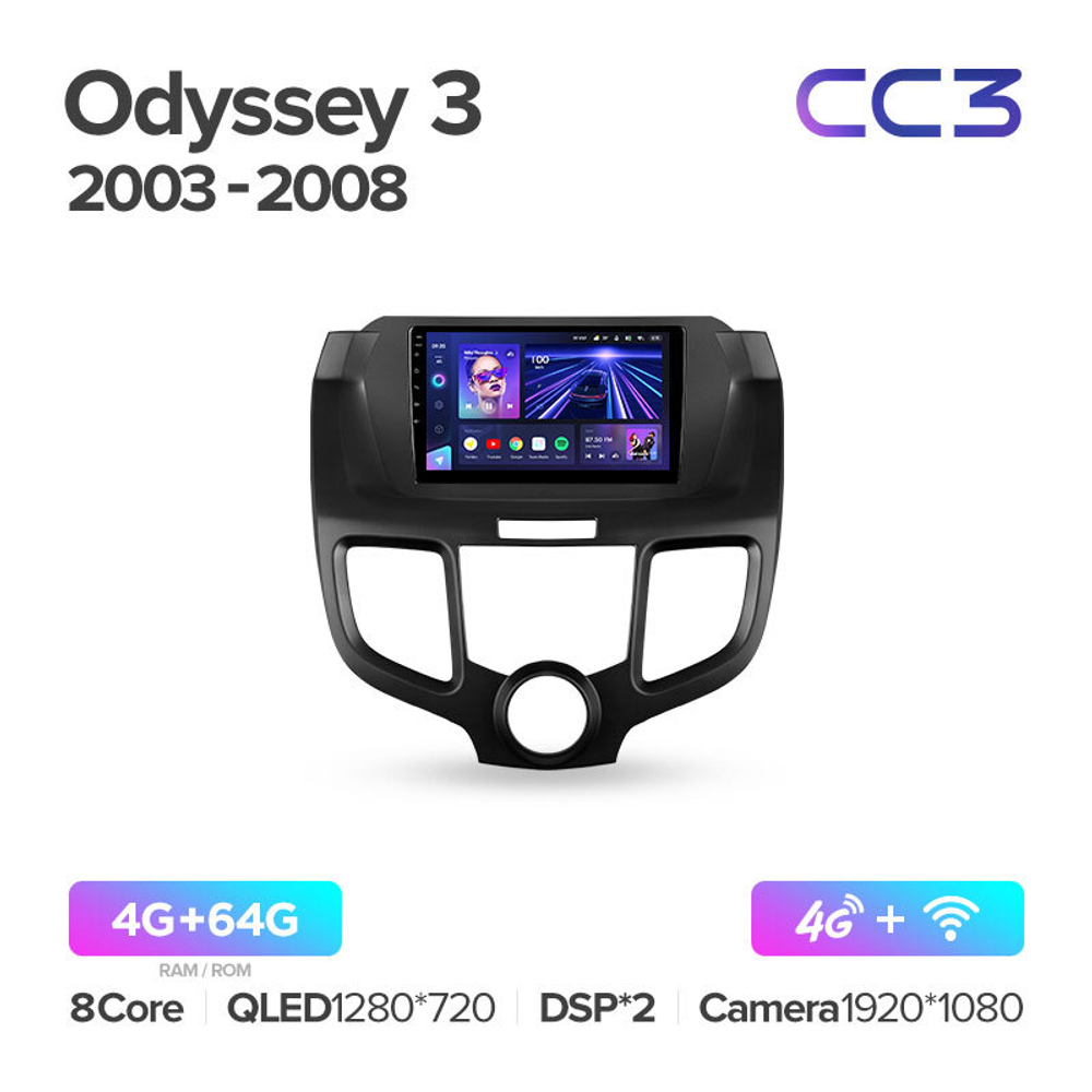 Teyes CC3 9" для Honda Odyssey 3 2003-2008