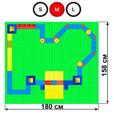 Набор GigaBloks 7,5: Замок на платформе