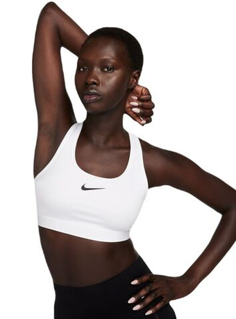 ТОП теннисный Nike Swoosh Medium Support Non-Padded Sports Bra - белый