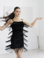 Платье для латины "Бахрома"