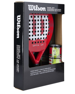 Ракетка для Padel Wilson Optix XP Padel Kit Box - red