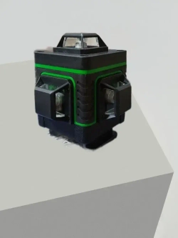 Лазерный уровень нивелир самовыравнивающийся строительный/16 линий 4D/Зеленый луч/ 360 градусов